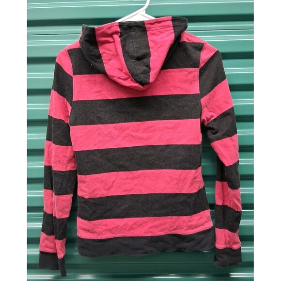 Harry Potter Gryffindor Reversible zipup hoodie Youth Small red black striped - Picture 3 of 8